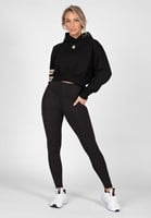 Tracey Cropped Hoodie Black