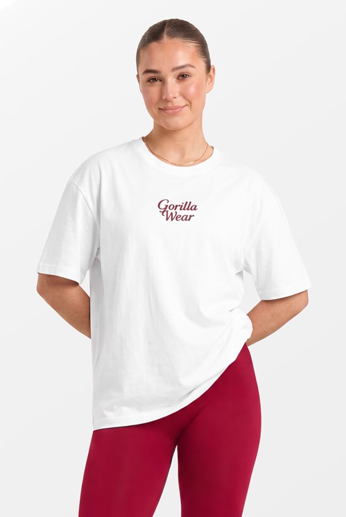 Vienna Camiseta Oversize - Blanco - XS