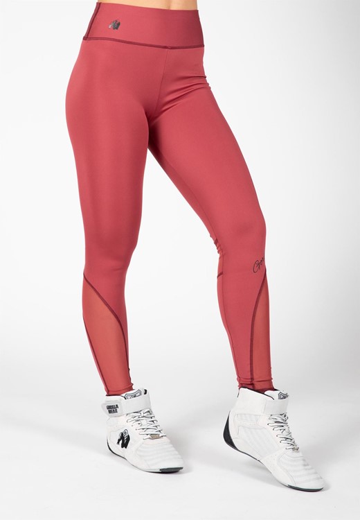 Kaycee Tights Red
