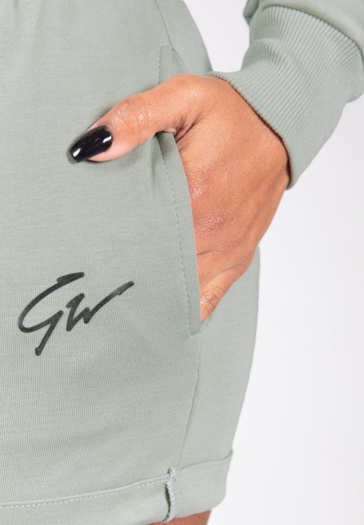 Pixley Light Green shorts detail