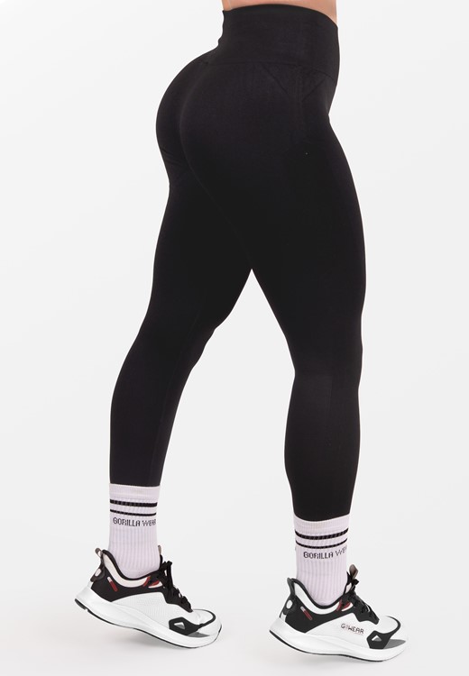 Hilton Seamless Leggings - Black - XS/S