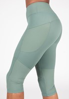 Monroe Cropped Leggings Green