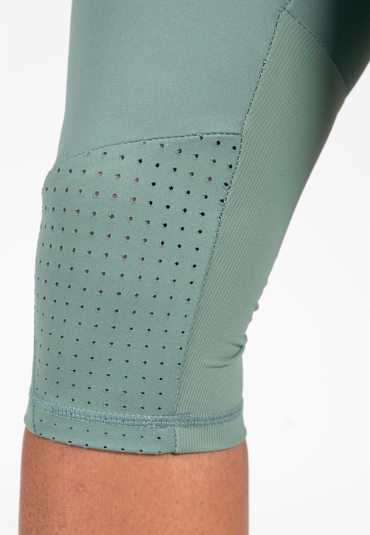 Monroe Cropped Leggings Green
