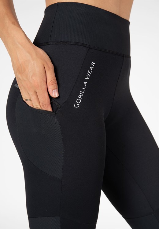 Monroe Cropped Leggings Black