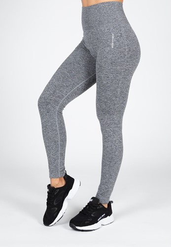 Quincy Leggings Sin Costuras - Gris Melange
