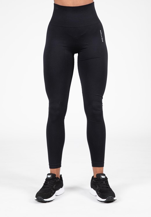 Quincy Nahtloses Leggings - Schwarz - XS/S