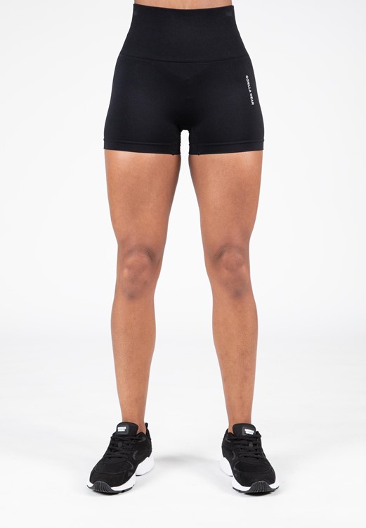 Quincy Nahtloses Shorts - Schwarz - XS/S