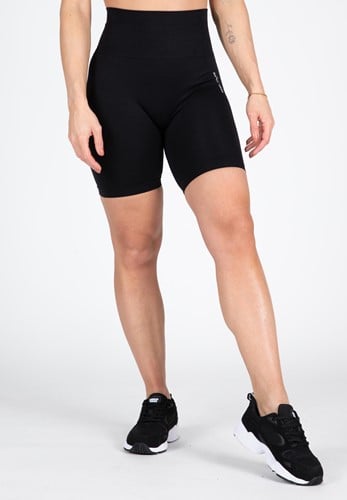 Quincy Seamless Bikershorts - Zwart