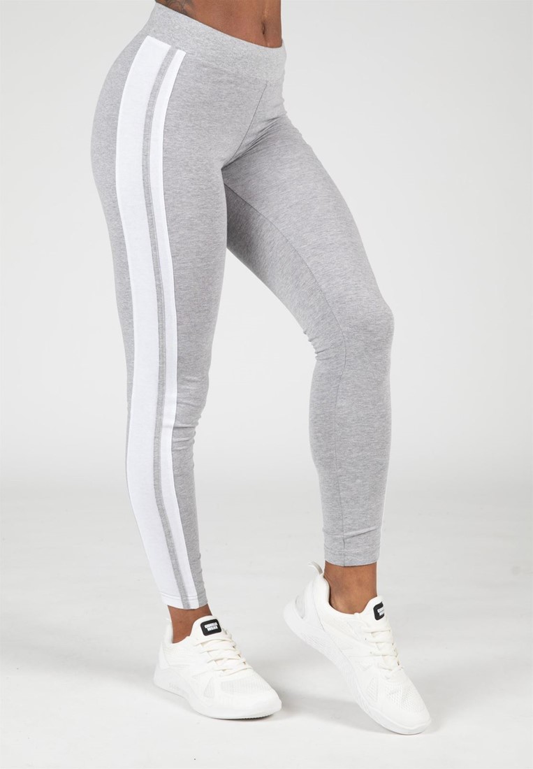 Hailey Leggings - Gray Melange Gorilla Wear