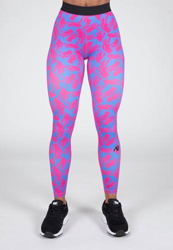 Colby Leggings - Blue/Pink - XS