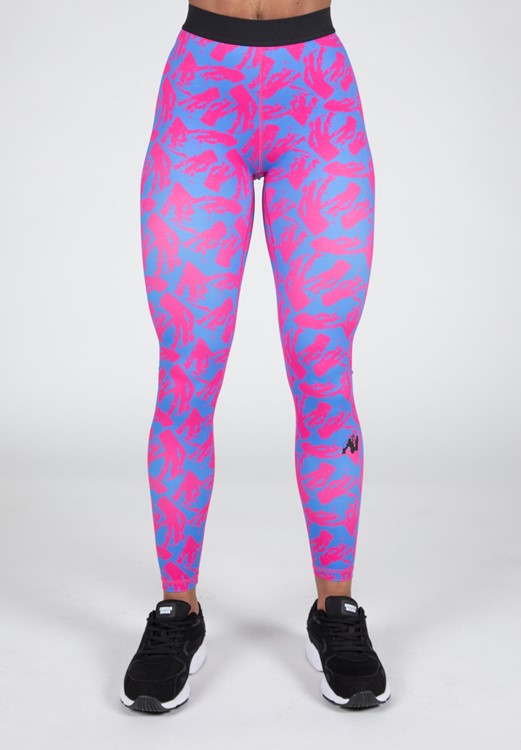 Colby Leggings - Bleu/Rose - XS