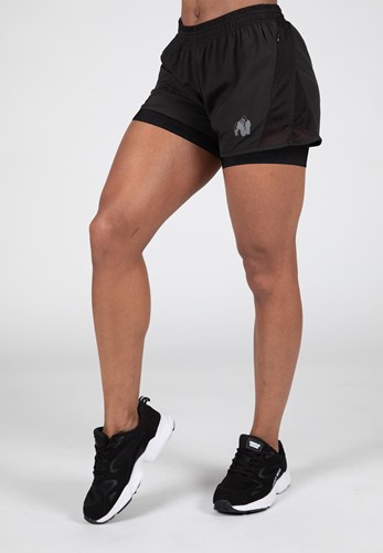Portland Pantalon Corto 2 En 1 - Negro