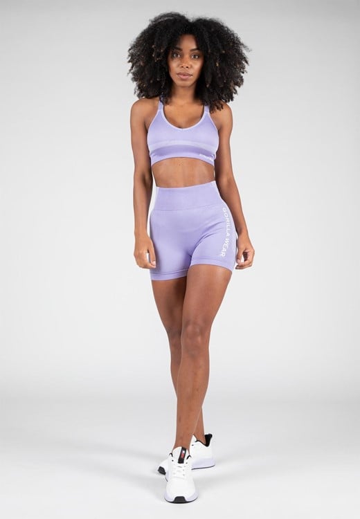 Selah Seamless Shorts Lilac