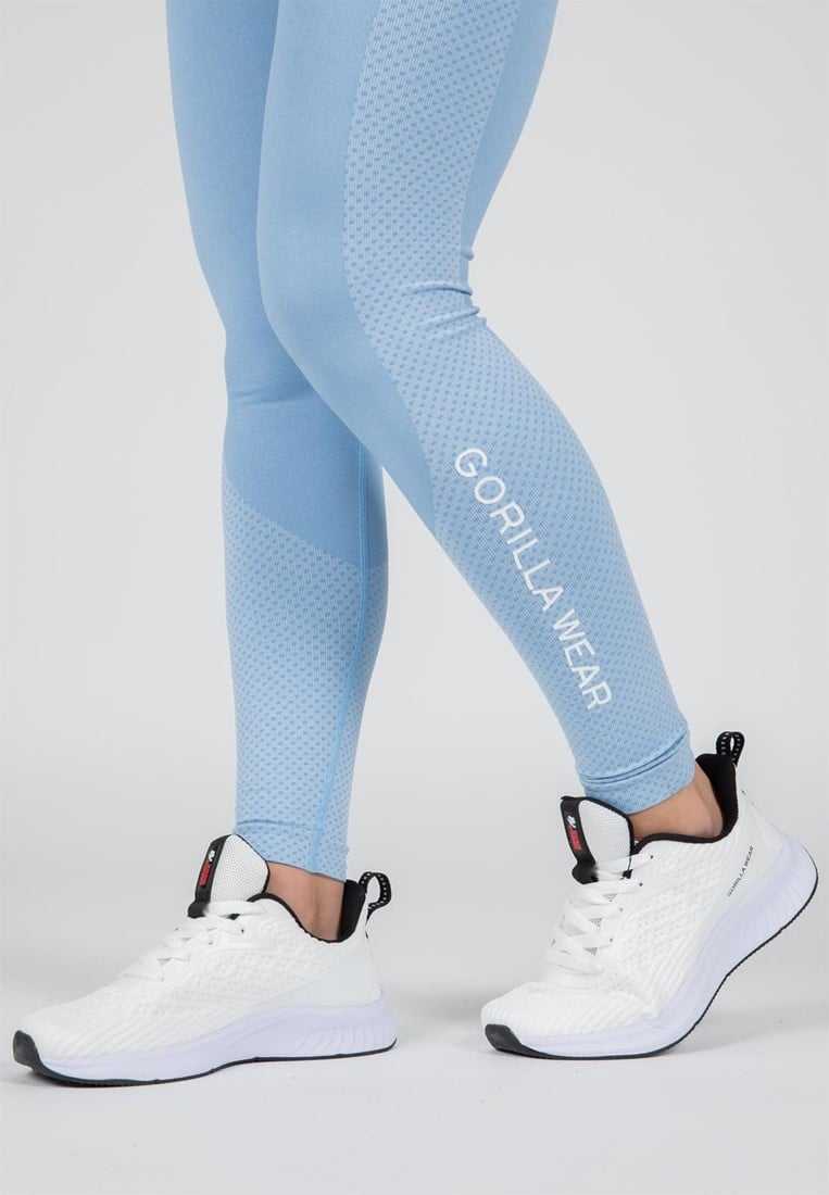 DYE Scrunch Seamless Leggings - Sky Blue – DOYOUEVEN