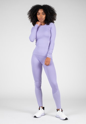 Selah Seamless Leggings Lilac Gorilla Wear