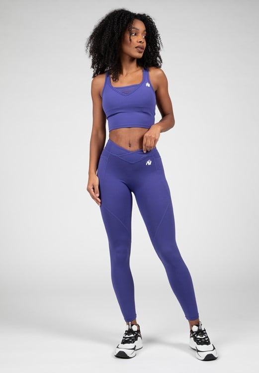Willow Leggings Navy/Purple