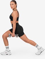 Florence Seamless Contour Shorts Black