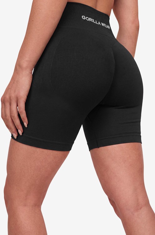 Florence Seamless Contour Shorts Black