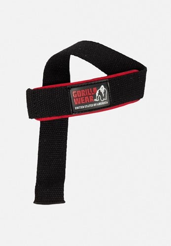 Padded Lifting Straps - Zwart