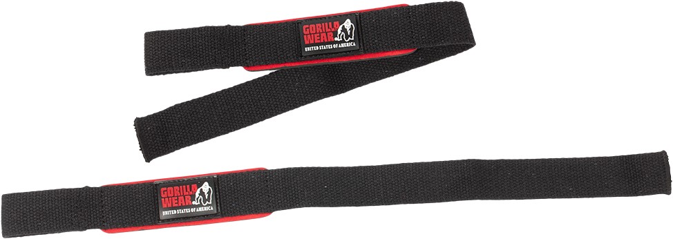 Padded Lifting Straps - Black Gorilla Wear