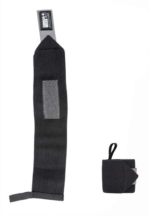 Wrist Wraps BASIC - Zwart/Grijs-2
