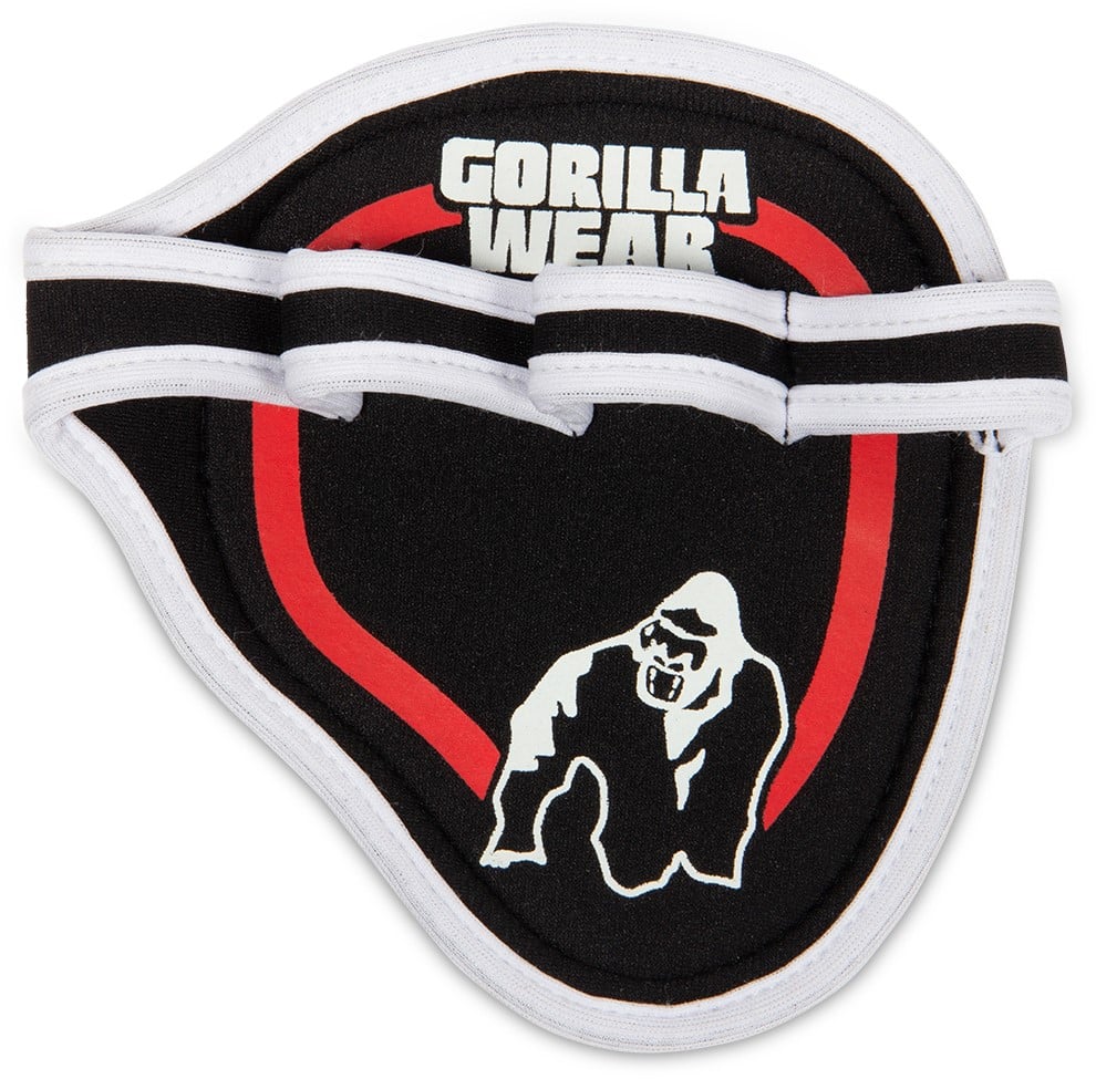 Palm Grip Pads - Black/Red Gorilla Wear