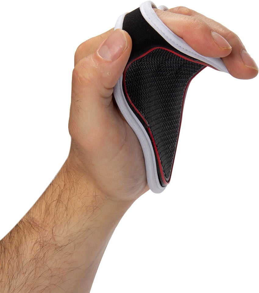 Palm Grip Pads - Black/Red Gorilla Wear