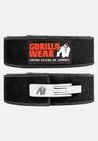 Ceinture a Levee en Cuir 4 Pouces a Levier Gorilla Wear - Noir - S/M