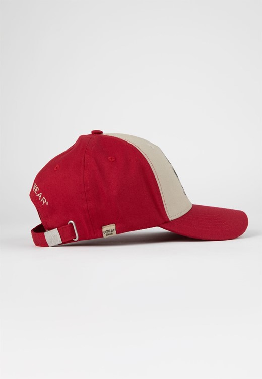 Buckley Gorra - Rojo/Beige-3