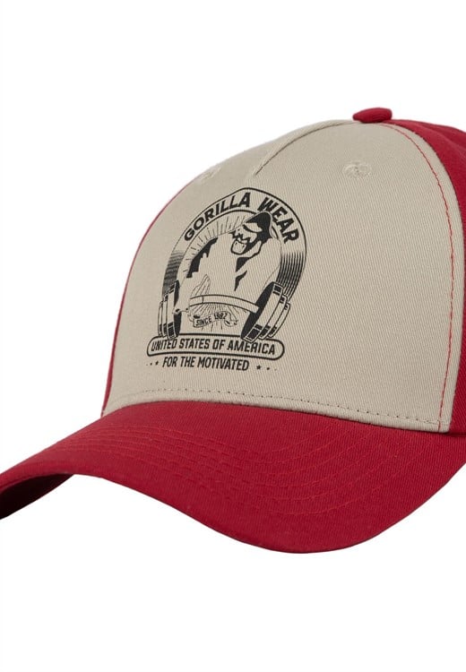 Buckley Cap Red/Beige