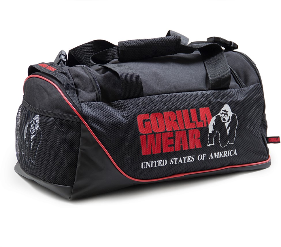 licentie doe alstublieft niet zien Jerome Gym Bag - Black/Red Gorilla Wear