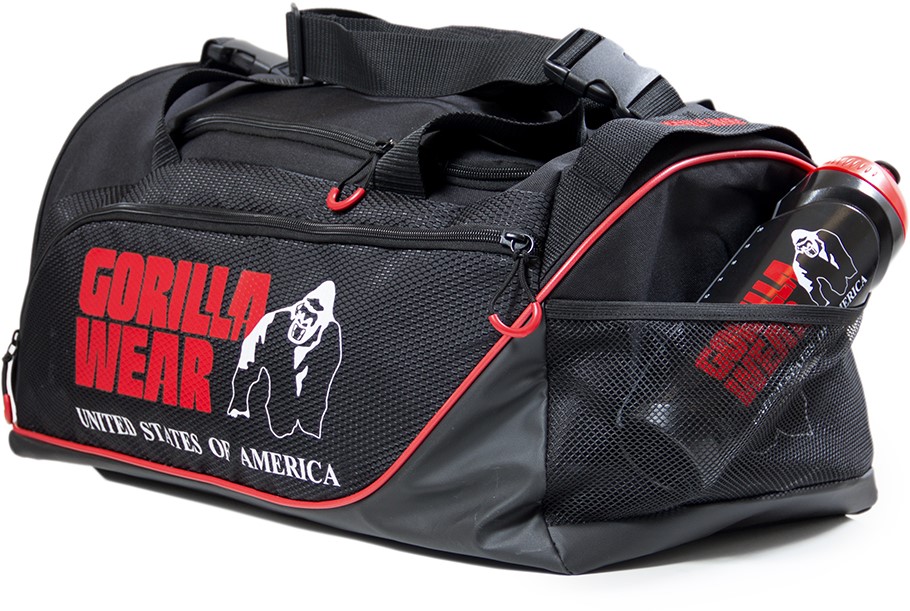 Gym Bag - Black/Red Gorilla Wear