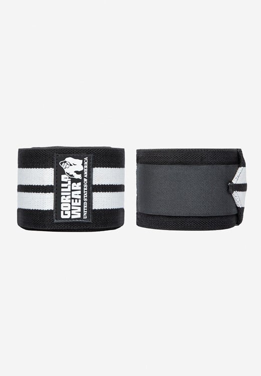 Knee Wraps - Black/White - 200CM