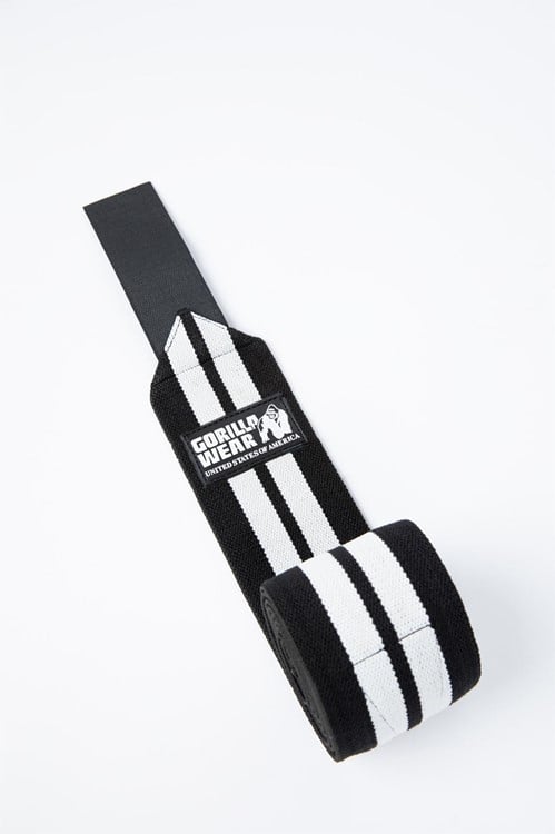 Knee Wraps Black/White