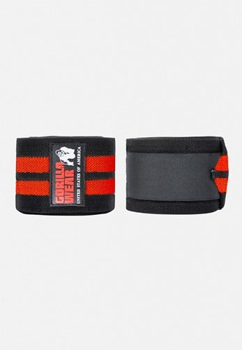 Fasce Per Ginocchia - Nero/Rosso