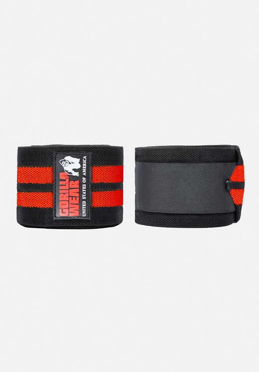 Knee Wraps - Black/Red - 200CM