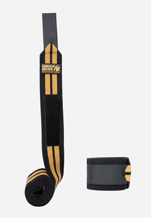 Knee Wraps Black/Gold