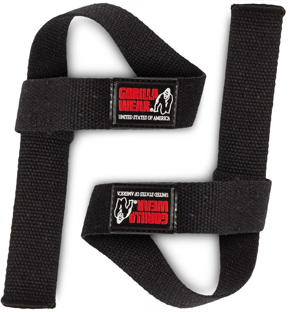 Lifting Straps | Premium Padded Weightlifting Straps - Black (no padding)
