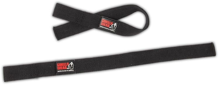 Non-Padded Lifting Straps - Zwart-3