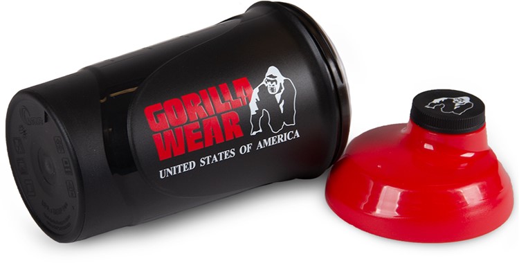Wave Shaker 600ML Gorilla Wear - Noir/Rouge-2