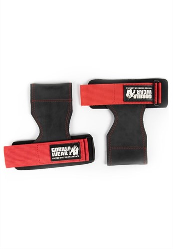 Grips De Levantamiento - Negro/Rojo