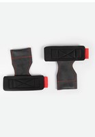 Grips De Levantamiento - Negro/Rojo-2