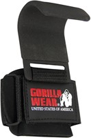 Weight Lifting Hooks - Black-2