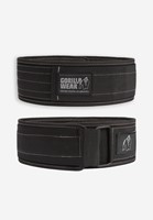 Gorilla Wear 4 Inch Nylon Lifting Belt - Zwart/Grijs - S/M