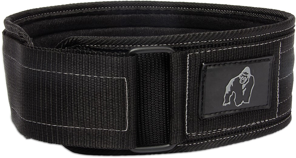 Gorilla Wear 4 Inch Women's Lifting Belt - Black/White Gorilla Wear