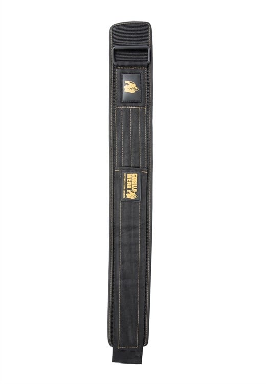 4 inch Nylon Belt Black/Gold