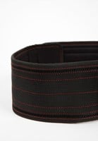 4 inch Nylon Belt Black/Red stitched