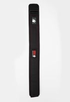 4 inch Nylon Belt Black/Red stitched
