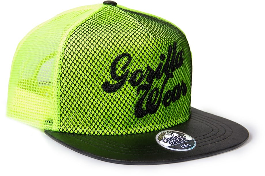 Mesh Cap - Neon Lime Gorilla Wear