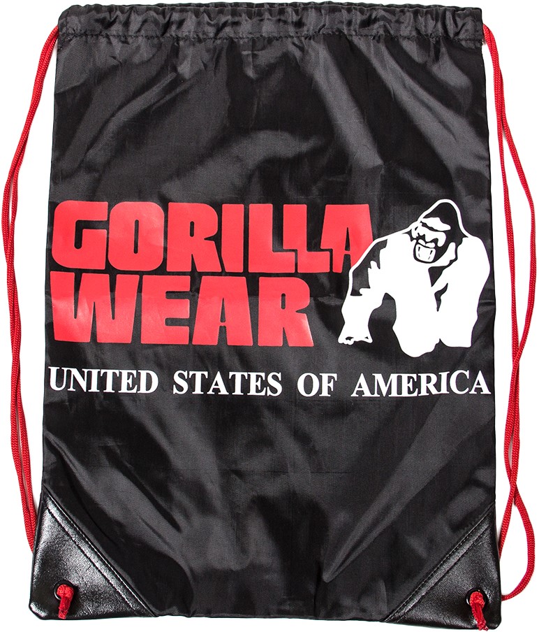 Gorilla Wear Koordtas Zwart/Rood Gorilla Wear